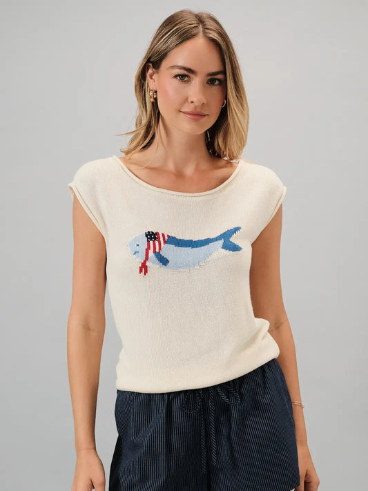 SKIPPY SLEEVELESS SWEATER