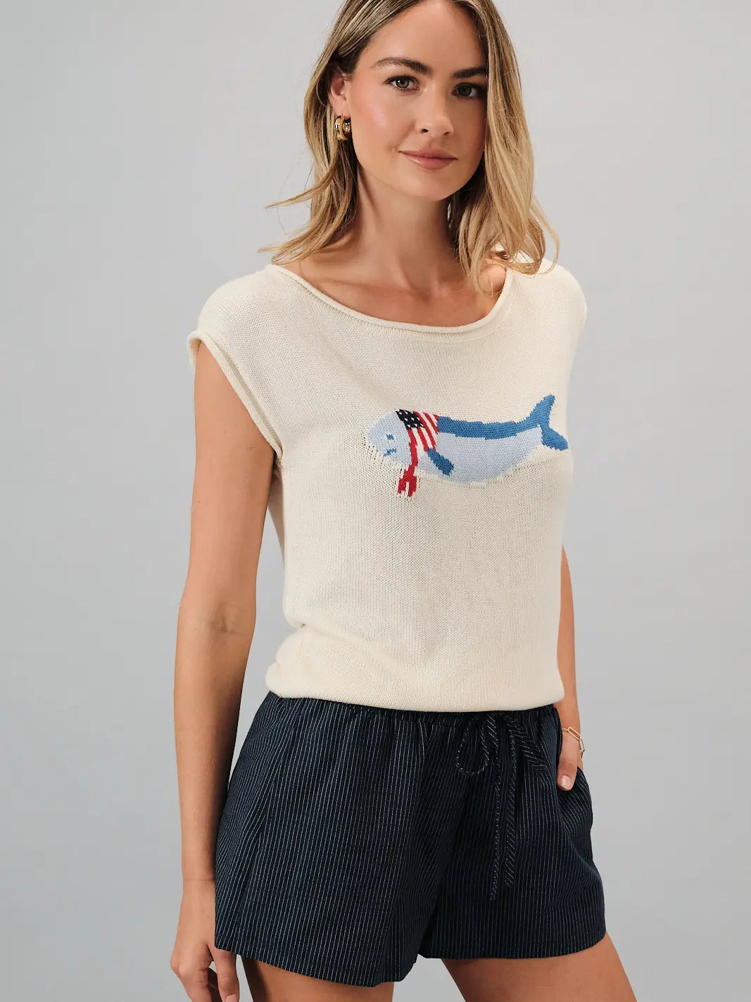 SKIPPY SLEEVELESS SWEATER