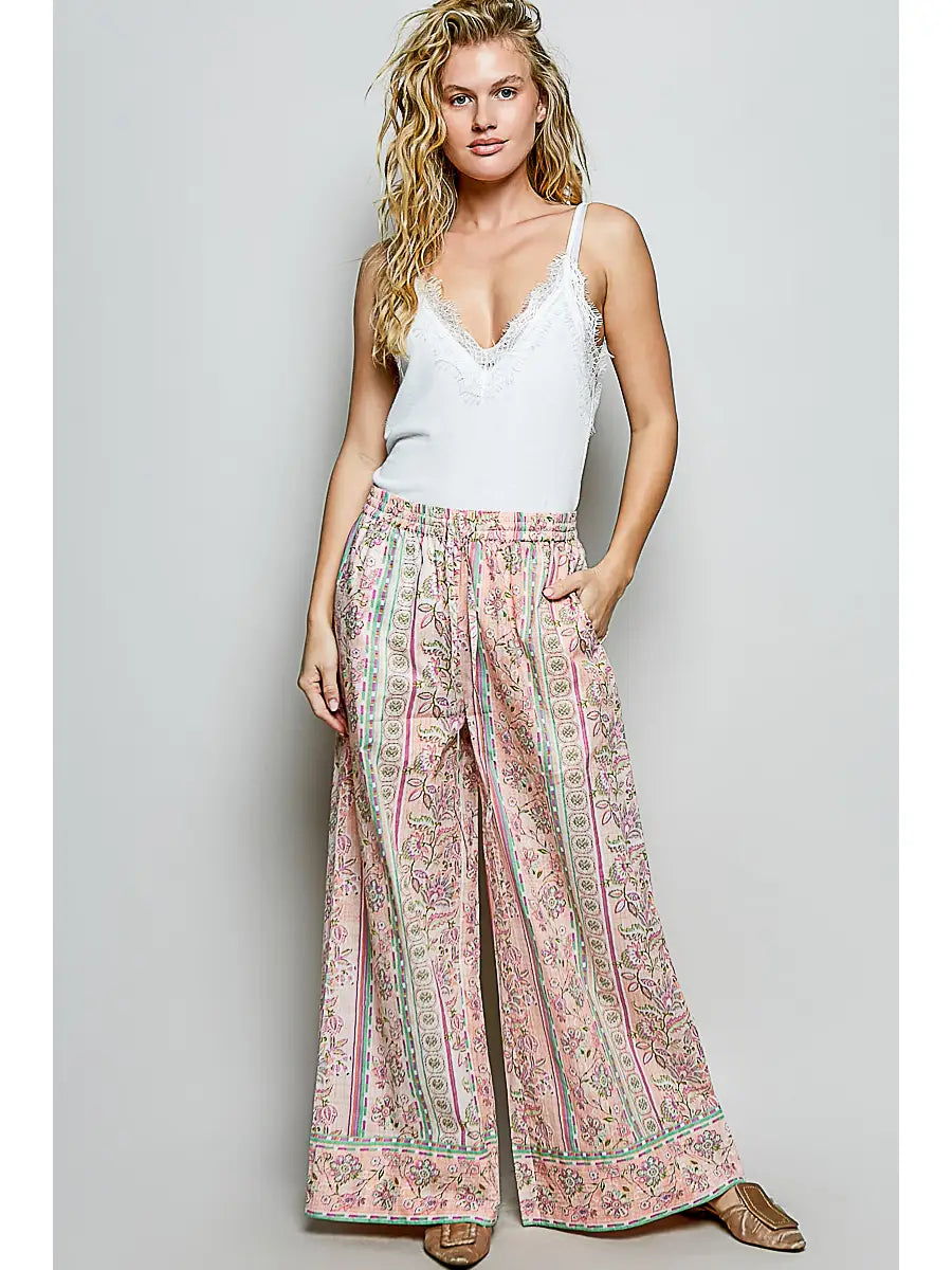V-NECK EYELASH LACE TRIM CAMI