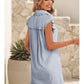 STACEY FRILLED SHORT SLEEVE DRESS