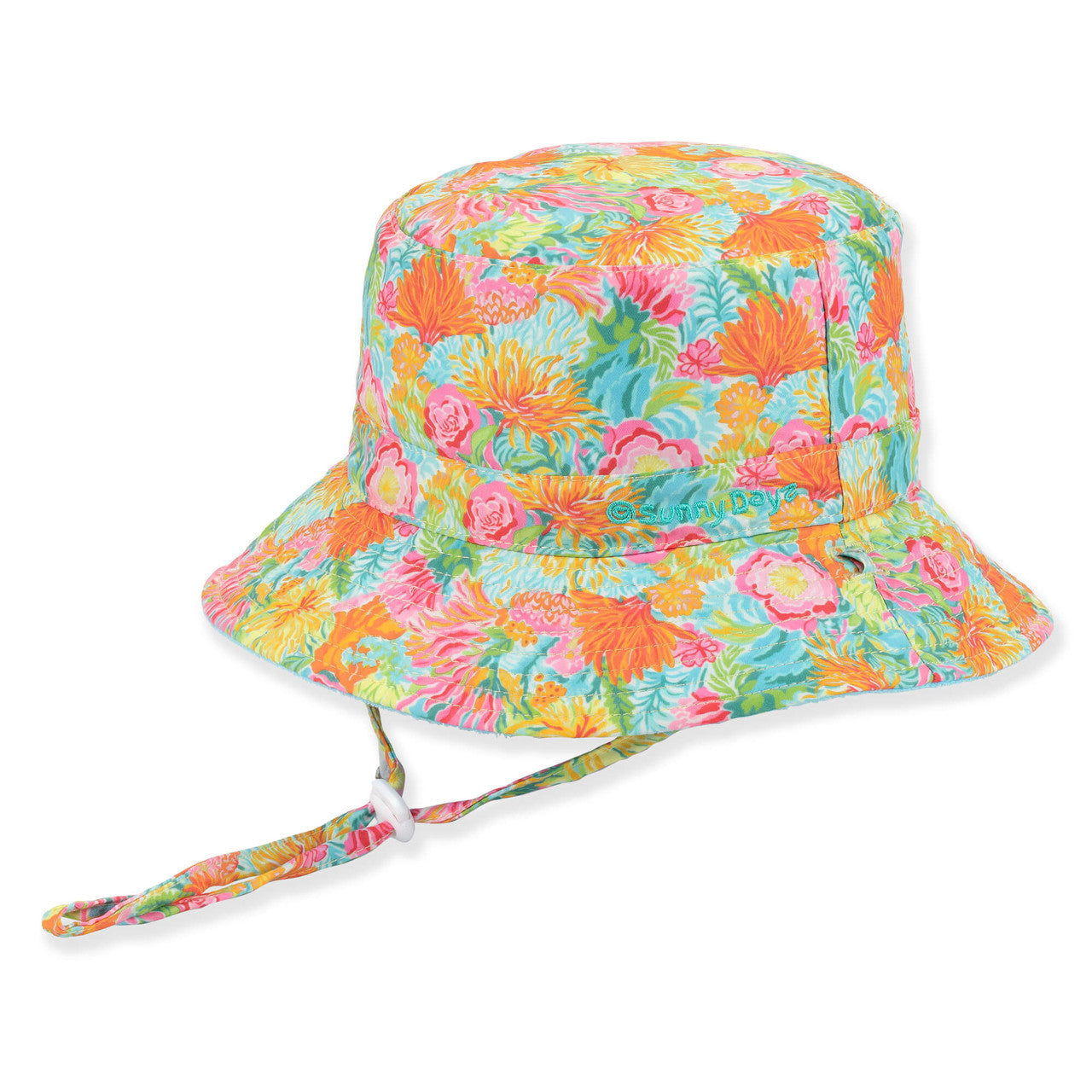 SUNNY DAYZ GIRL'S REVERSIBLE BUCKET HATS