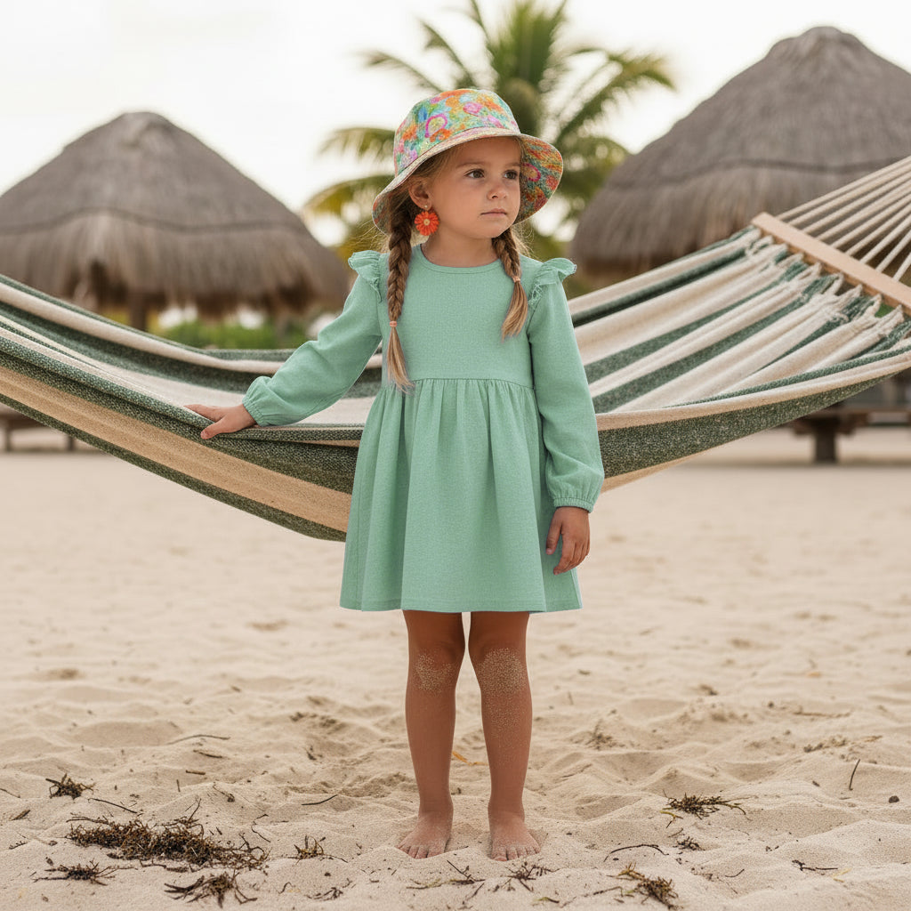 SUNNY DAYZ GIRL'S REVERSIBLE BUCKET HATS