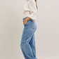 JUDY BLUE TROUSER WIDE LEG JEANS