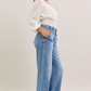 JUDY BLUE TROUSER WIDE LEG JEANS