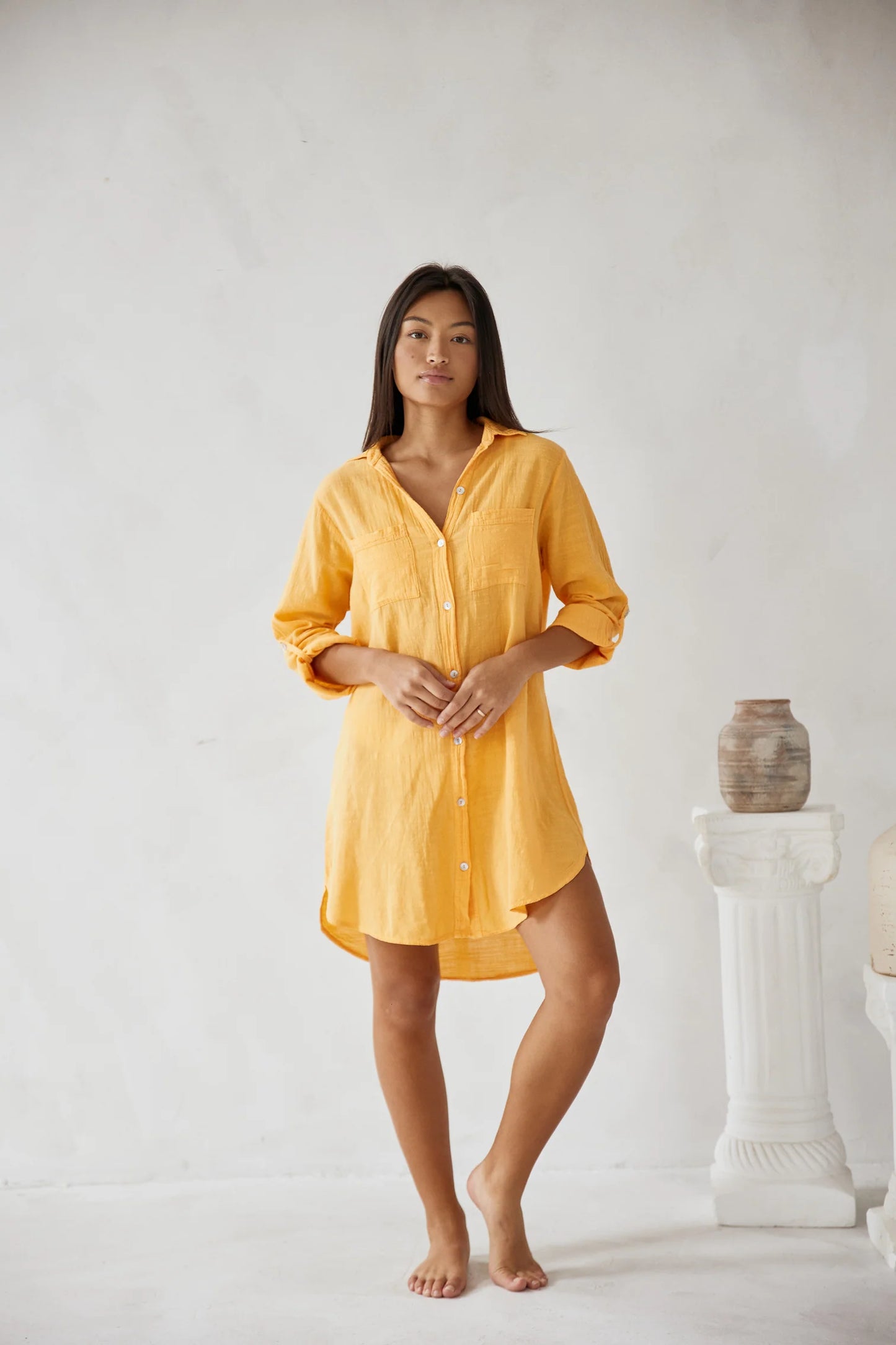 CABANA OVERSIZED SHIRT DRESS