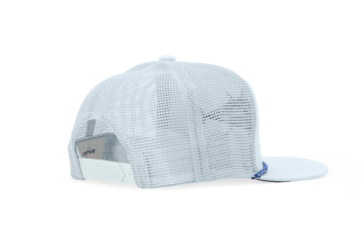BAJIO BLUEFIN TUNA FLAT BRIM TWILL TRUCKER HAT
