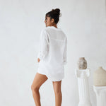 CALLIE COCONUT BUTTON SHORTS