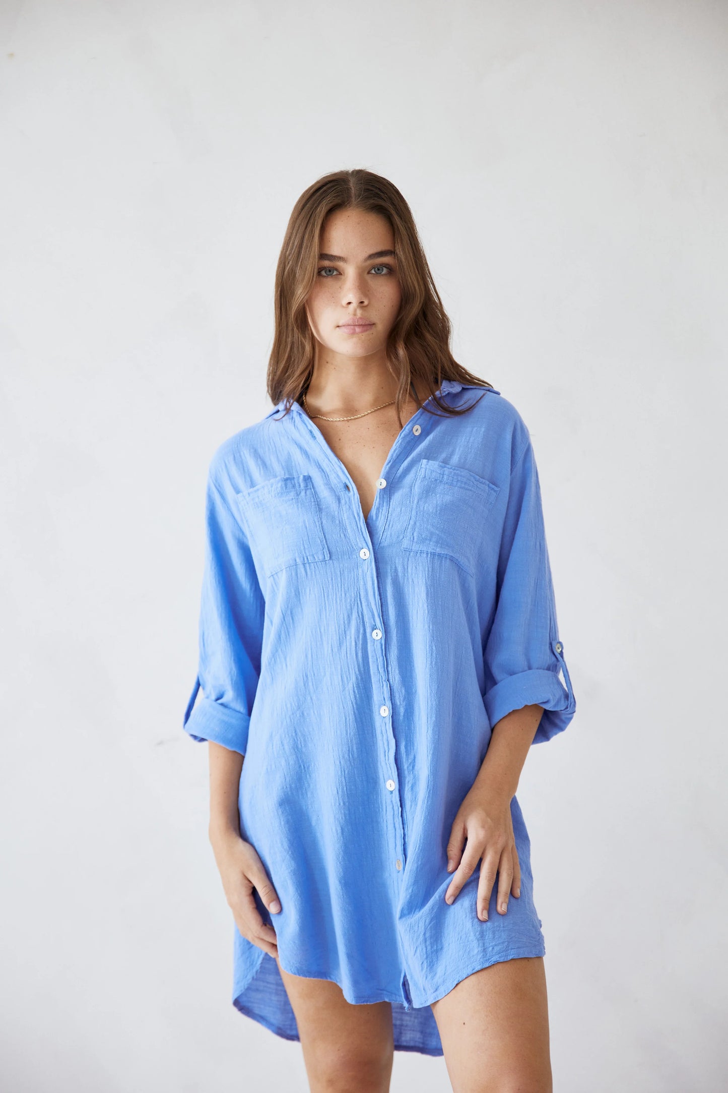 CABANA OVERSIZED SHIRT DRESS