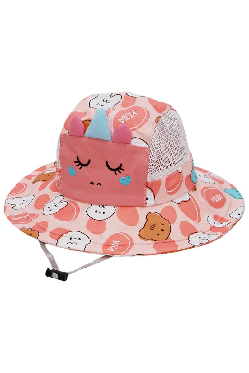 KIDS ANIMAL PALS WIRED DOME BUCKET HATS