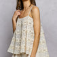 CROCHET LACE SQUARE NECK TANK TOP