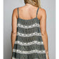 CROCHET LACE SQUARE NECK TANK TOP