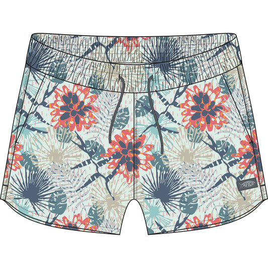 AFTCO WOMEN'S STRIKE SHORTS PRINTED