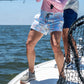 AFTCO WOMEN'S STRIKE SHORTS PRINTED
