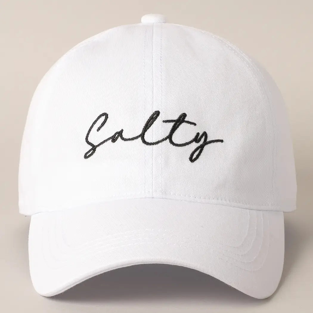 SALTY EMBROIDERED HATS