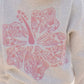 HAWAII HIBISCUS FLORAL EMBROIDERED OVERSIZE HOODIE