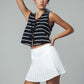 ADDISON PLEATED TENNIS SKORT