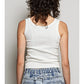 RIBBED KNIT TANK TOP