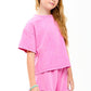 MINA GIRL'S CROP TOP AND SHORT SET