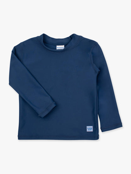 BOYS NAVY LONG SLEEVE RASH GUARD
