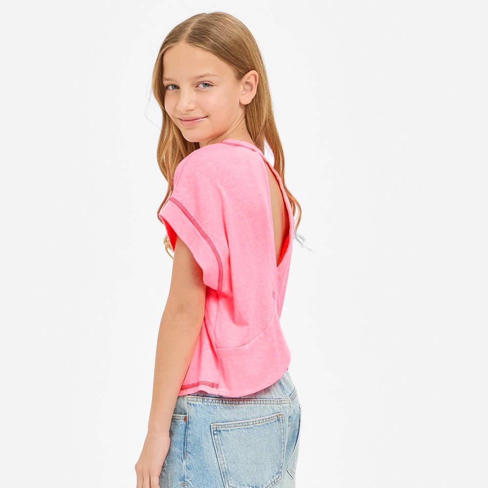 OVERLAP GIRL'S TOP