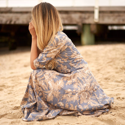 PERIWINKLE BLOOMS DRESS