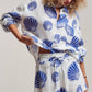 SEASIDE COTTON GAUZE SHIRT & SHORT SET