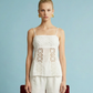 JASMINE CROCHET DETAIL SLEEVELESS TOP