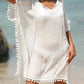 SEASIDE TASSEL LACE COVER UP