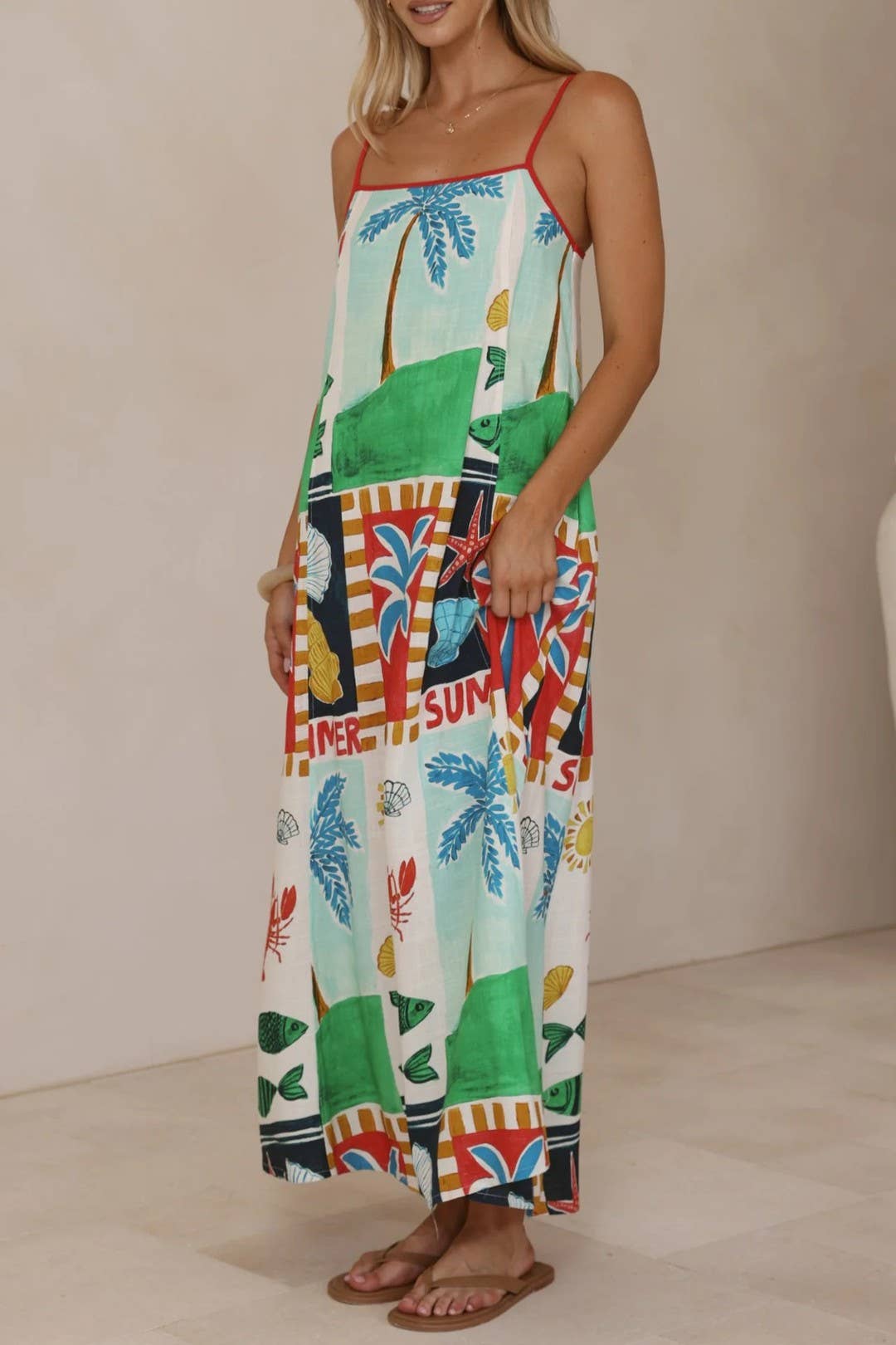 SEASCAPE MAXI DRESS