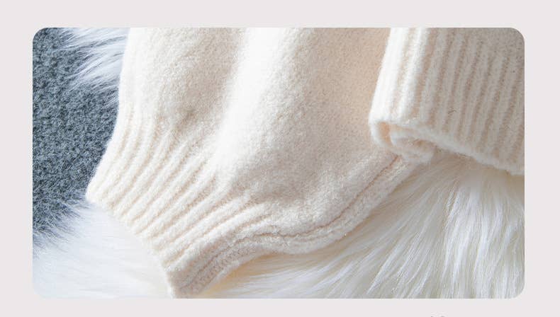 BOW TIE KNIT SWEATER