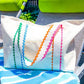 SPENCER RIC-RAC TRIM TOTE BAG