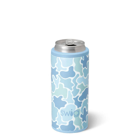 SALTWATER CAMO SKINNY CAN COOLER (12OZ)