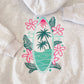 SURFING THE WAVES EMBROIDERED HOODIE