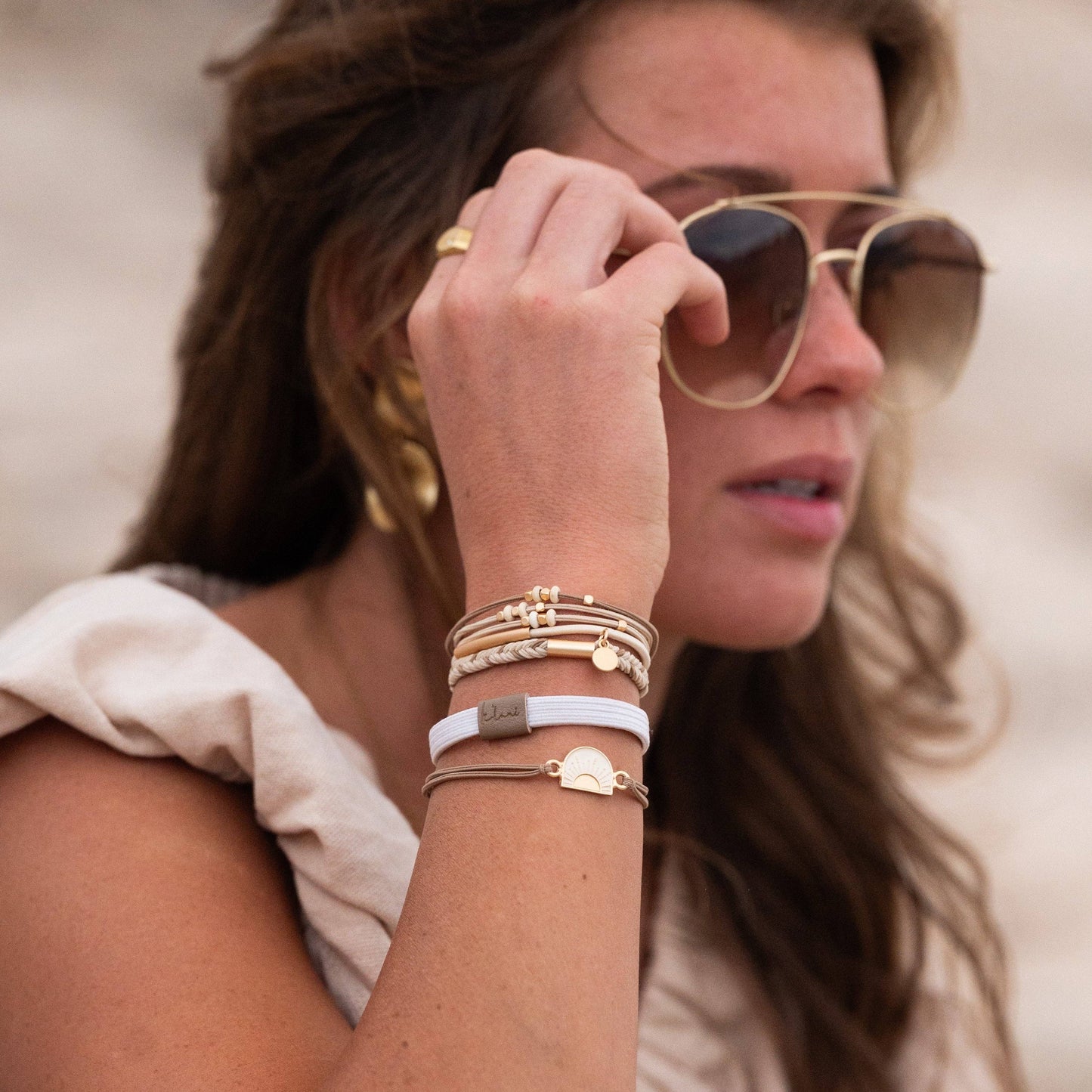 BEACH HAIR TIE BRACELETS