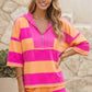 HALF ZIP OVERSIZE TEE SET