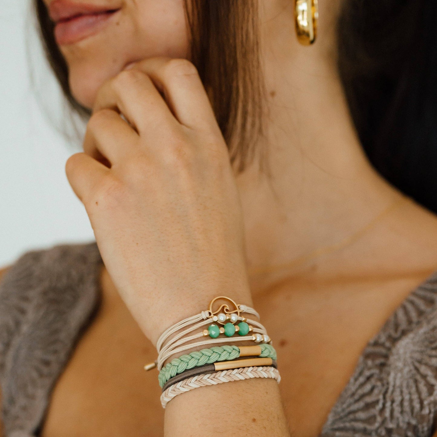 BEACH HAIR TIE BRACELETS