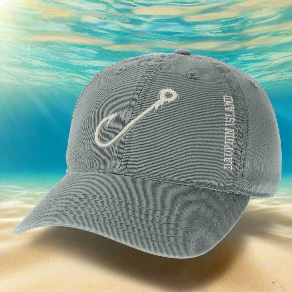 EMBROIDERED HOOK FULL BACK HAT