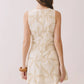 STARFISH EMBROIDERED MINI DRESS