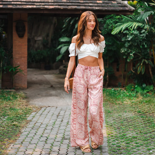 BAJA WIDE LEG DRAWSTRING PANTS