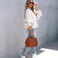 PATCHWORK WAFFLE COAT