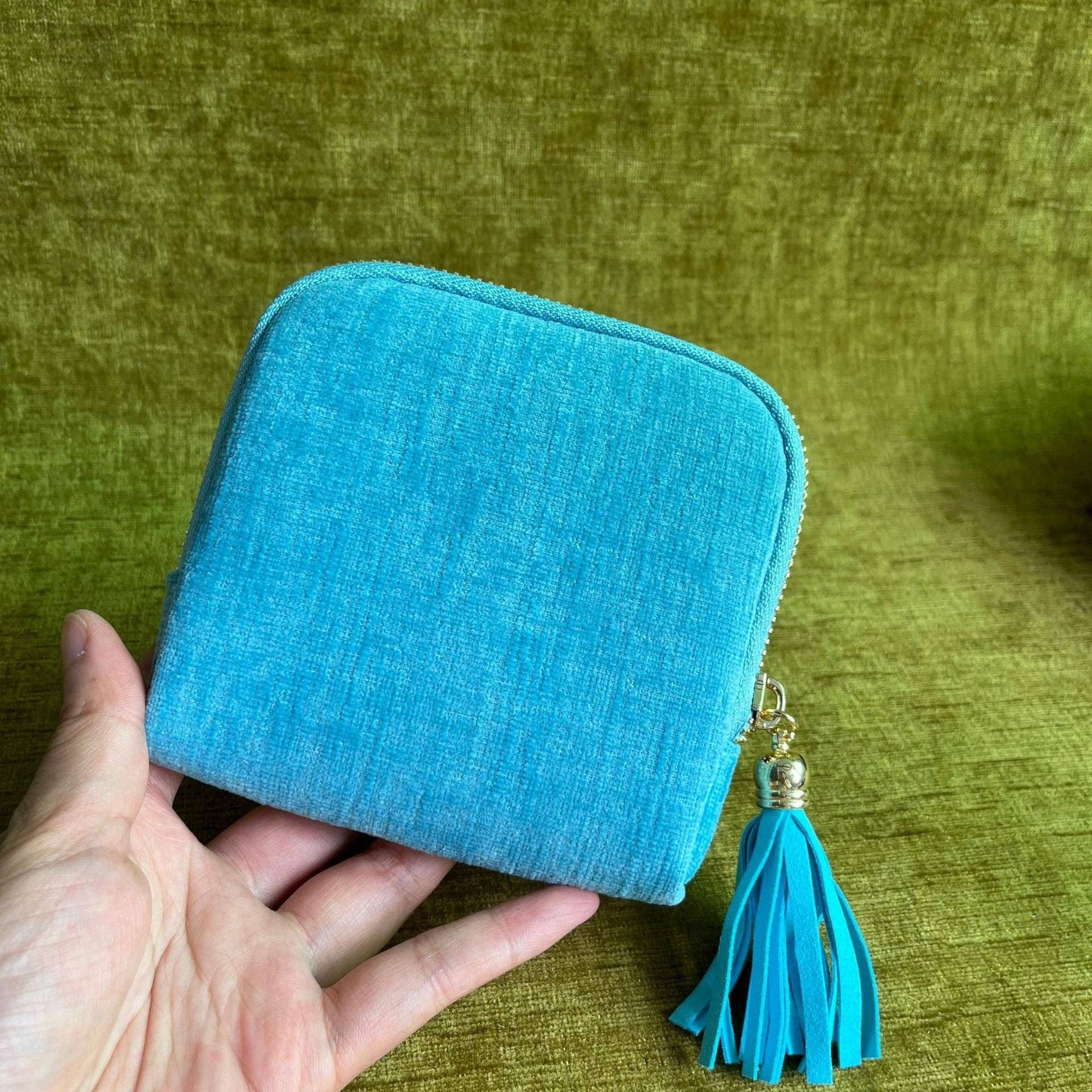 FRINGE ZIPPER JEWELRY TRAVEL ORGANIZER