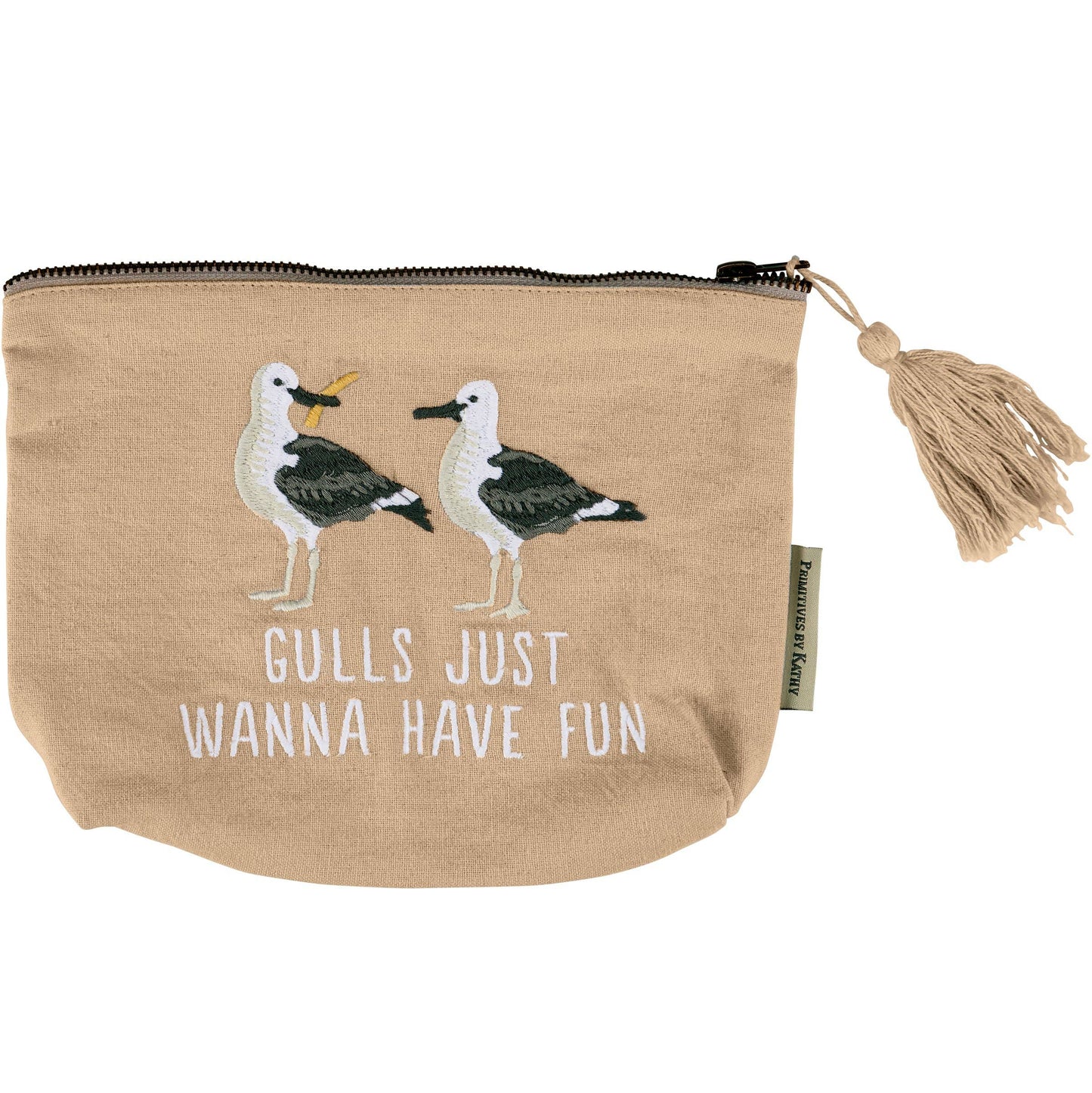 GULLS JUST WANNA HAVE FUN POUCH