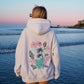 SURFING THE WAVES EMBROIDERED HOODIE