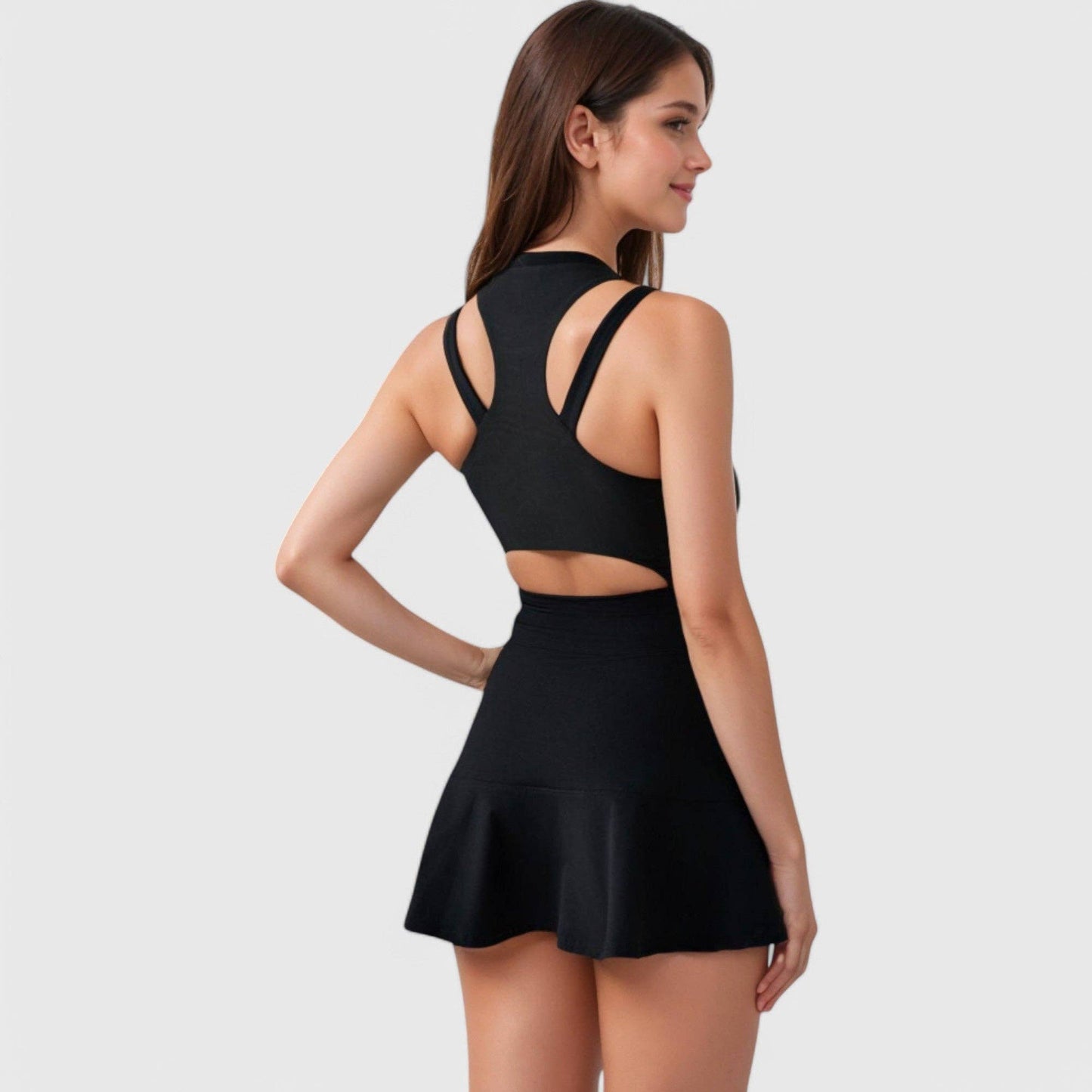 FLOWY RACERBACK ATHLETIC DRESS