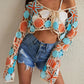 BOHO COASTAL SEASHELL CROCHET TOP