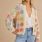 ROSE CROCHET CARDIGAN