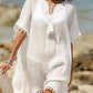 SEASIDE TASSEL LACE COVER UP