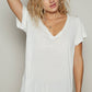BASIC V-NECK KNIT TOP