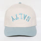 SALTY Upside Down Embroidery  Two Tone Baseball Caps