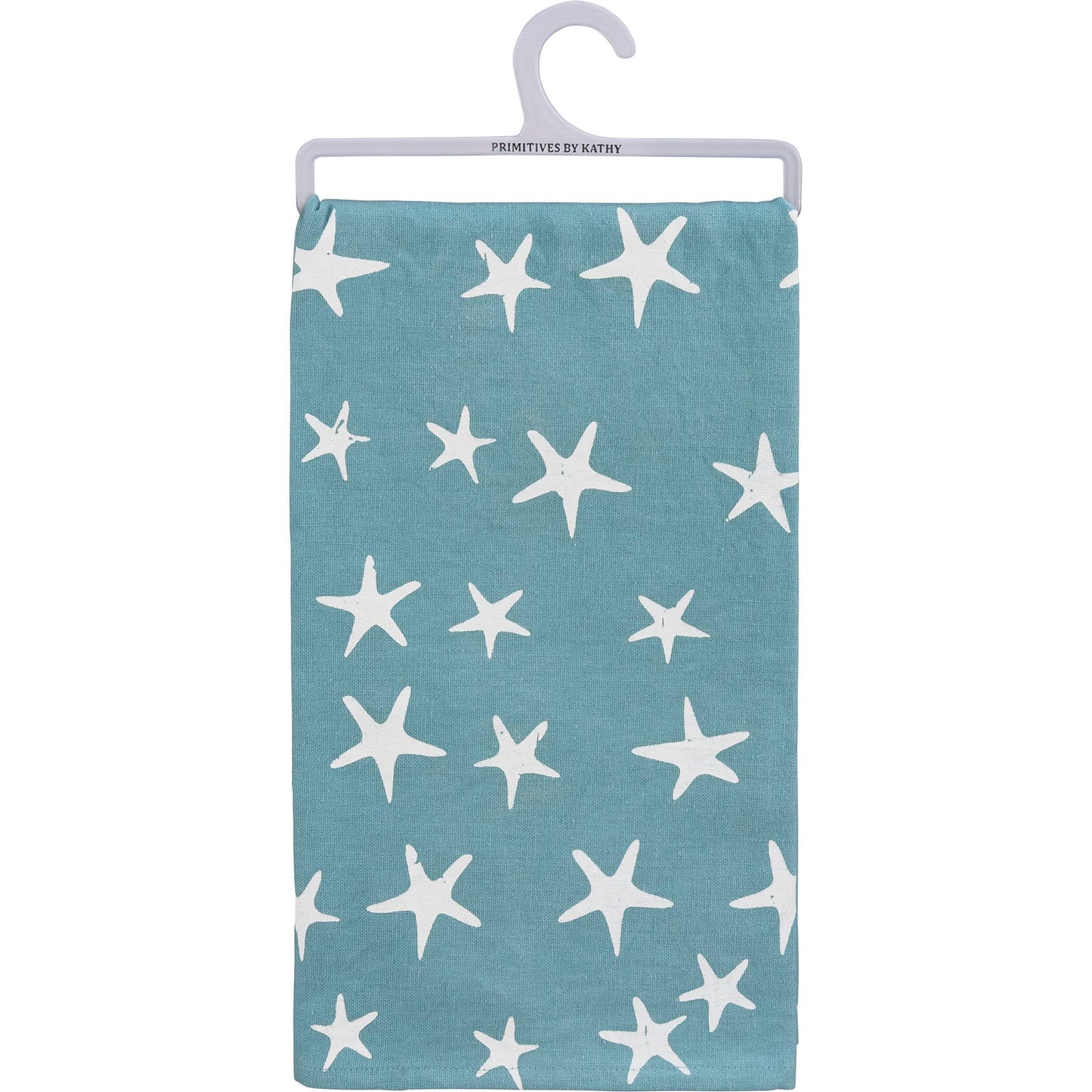 THE BEACH IS MY HAPPY PLACE STARFISH KITCHEN TOWEL
